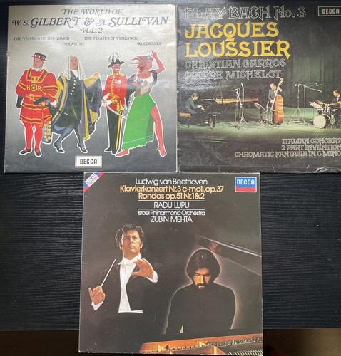 Decca vinyl lp trio - -,