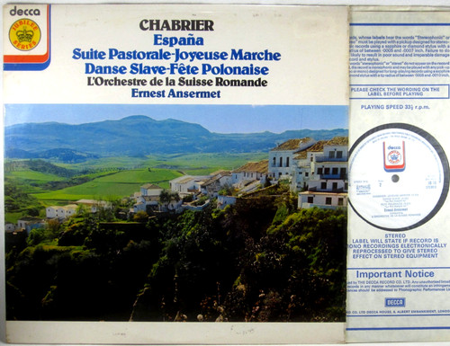 Decca jubilee 1978 chabrier - decca,