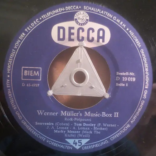 Werner müller music box - werner, ii
