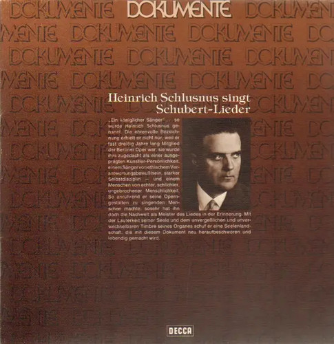 Heinrich schlusnus - heinrich,